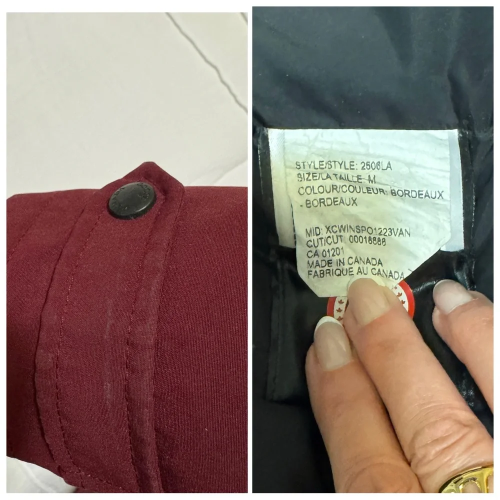 Canada Goose Women's Kensington Parka Size M Fusion Fit - Picture 15 of 15
